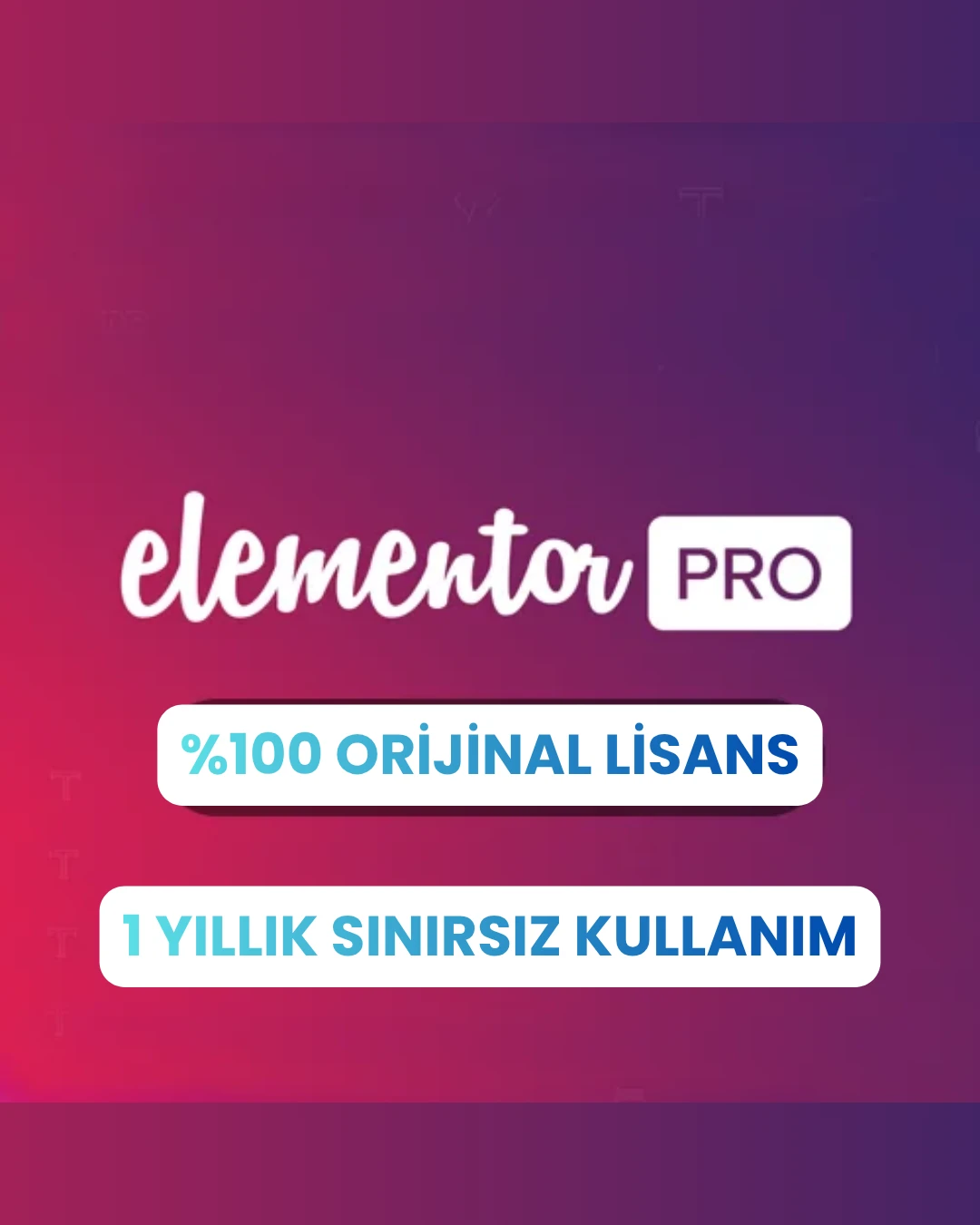 Elementor Pro - 1 Yıllık